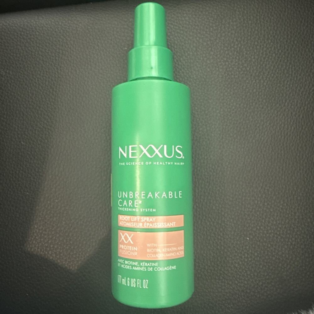 Nexxus Unbreakable Care Root Lift Hair Spray with Keratin Collagen Biotin 6oz